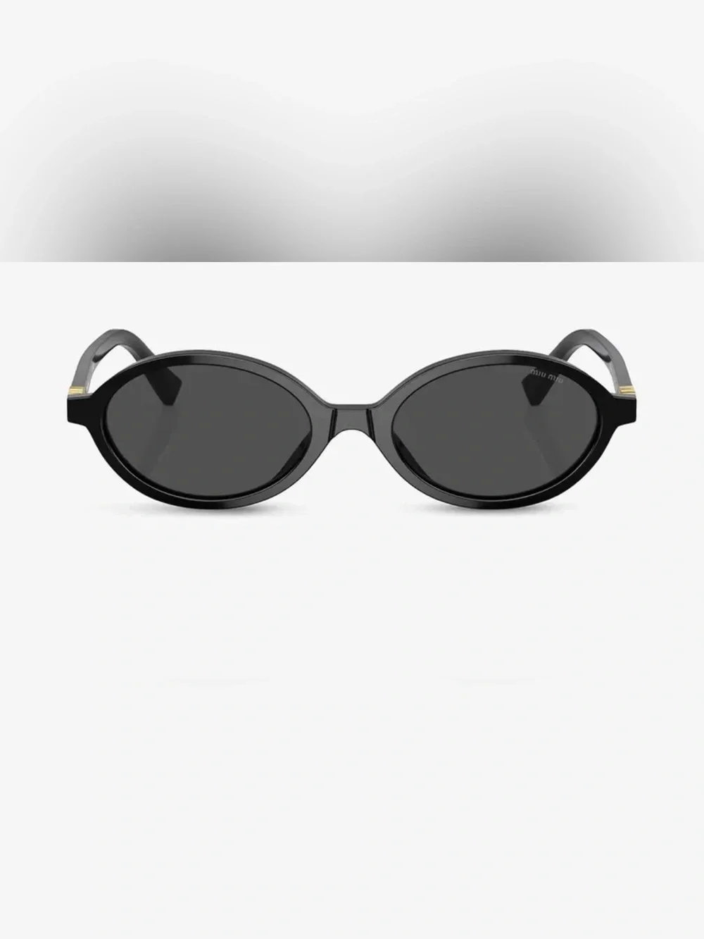 Black Oval Women's Sunglasses - Sleek Modern Style